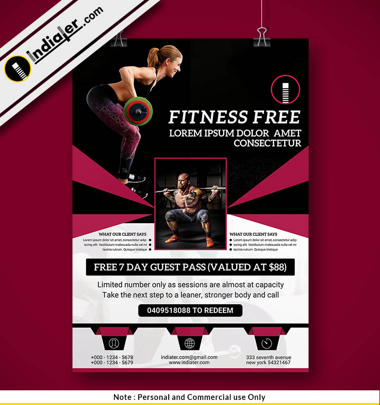 Gym Flyer Design