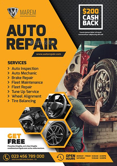 Car Repairing Pamplet
